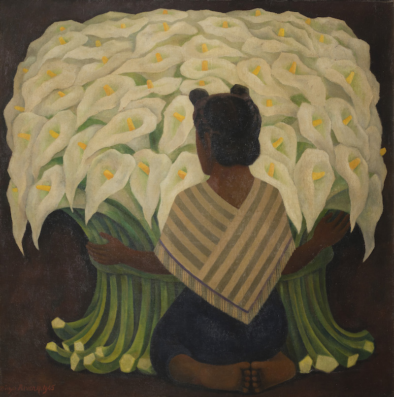 Woman with Calla Lilies, 1945
